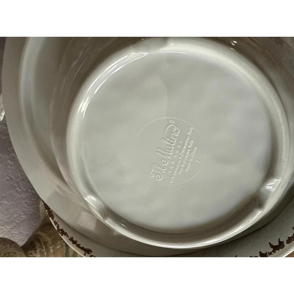 Il Mulino Rustic Style Dinnerware Set with Serving Utensils - Picture 2 of 8